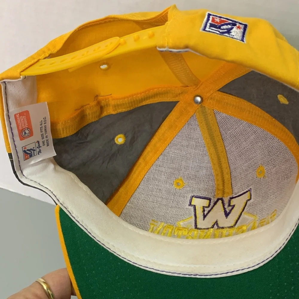 Vintage The Game Washington Huskies Purple SnapBack Cap Unisex